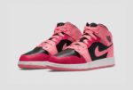 Air Jordan 1 Mid GS Coral Chalk