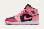 Air Jordan 1 Mid GS Coral Chalk