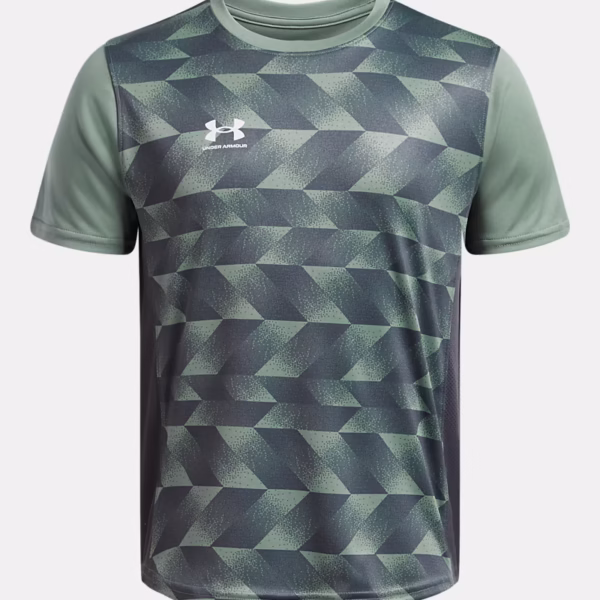 T-Shirt de Sport Enfant Under Armour Tech Printed Vert Sauge
