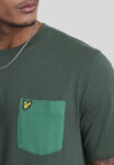 T-Shirt Lyle & Scott Pocket Logo – Vert Sauge