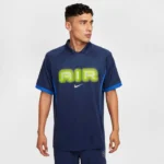 Nike Air Polo T-Shirt Navy Volt