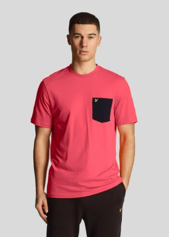T-Shirt Lyle and Scott Pocket Rose