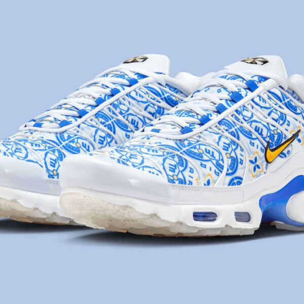 Baskets Nike Air Max Plus Tn Lisboa Blanc Bleu