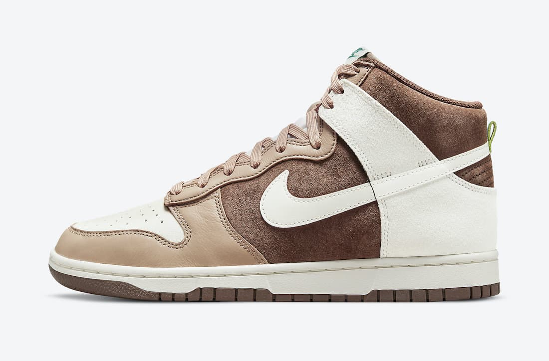 Nike Dunk High Light Chocolate